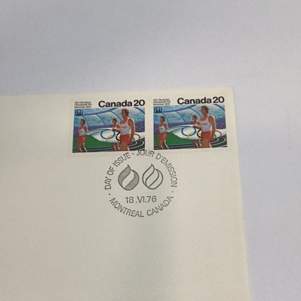 🌺 Vintage Canadian Olympic Stamps Collection 1976 - Picture 5 of 9